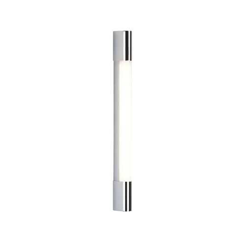 Outdoor-Wandleuchte Palermo LED weiß metall / L 60 cm - Polycarbonat - Astro Lighting - Verchromt - Aluminium, Polykarbonat