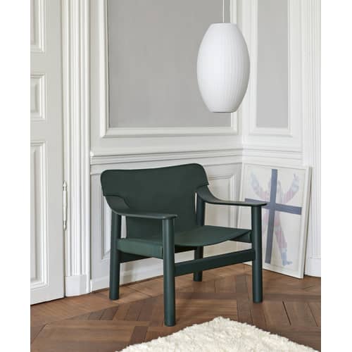 Pendelleuchte Bubble Cigar textil weiß / Small- Senkrechte Muster - Hay - H 35 cm / Naturweiß -  Toile polymère, Stahl