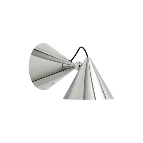 Lampada da parete Pose Surface LED metallo argento / Orientabile - Tom Dixon - Argento - Acciaio