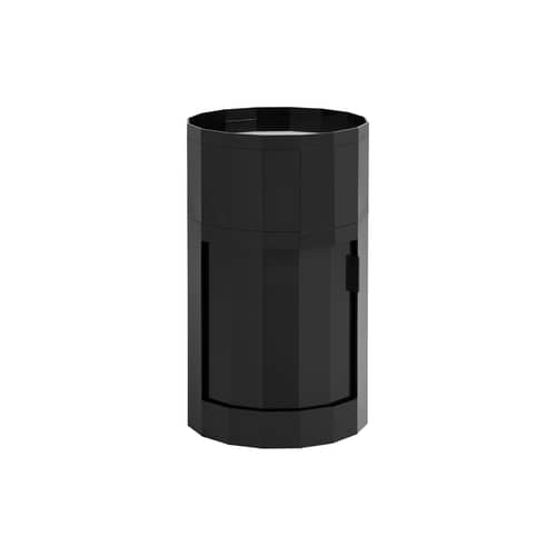 Rangement Facet High / H 65 cm - 1 porte - Hay - Anthracite - ABS recyclé