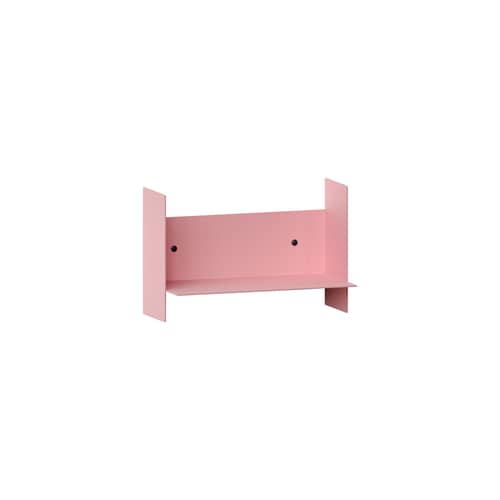 Scaffale Pli metallo rosa / L 30 x P 15 cm - TIPTOE - Rosa polverizzato - Acciaio termolaccato