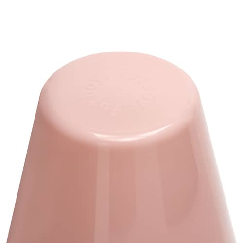Schnurlosleuchte Edison The Ambiance plastikmaterial rosa / Indoor - H 25 cm - Fatboy - Puderpink - Polykarbonat