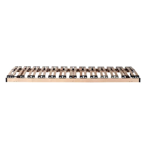  Slatted bed base natural wood / 90 x 200 cm - Ethnicraft - 90 x 200 cm - Metal, Plastic, Wood