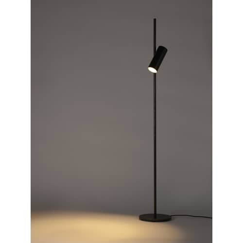 Lampada a stelo Sofisticato NR.15 metallo nero / Lampada da lettura - H 140 cm / Riflettori puntati su - Serax - H 140 cm / Acciaio ossidato blu - Acciaio