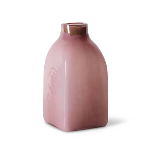Vase Atelier Large verre rose / H 28 cm - HK LIVING - H 28 cm / Rose - Verre