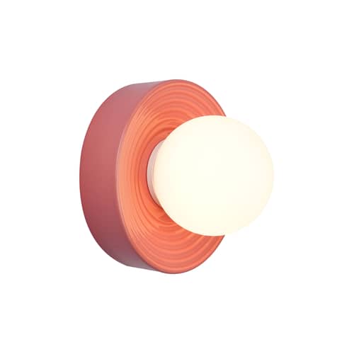 Alicia Wall light ceramic pink / Large - Ø 22 cm - ELEMENTS LIGHTING - Pink - Ceramic