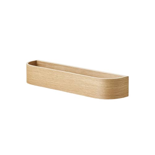 Epoch Rack Coat stand natural wood / L 50 cm - Audo Copenhagen - Natural oak - Oak veneer, Plywood