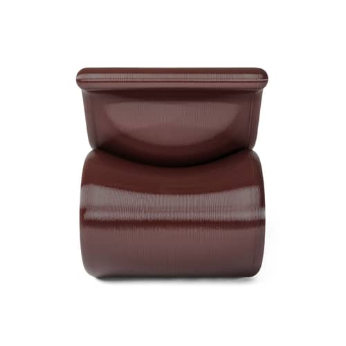 Fauteuil Éclair Chair rouge - CRÈME ATELIER - Cerise - PETG recyclé