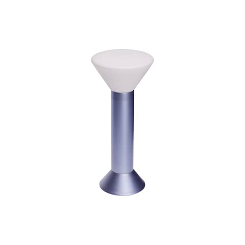 Lampe sans fil rechargeable Flash LED métal violet - HÜBSCH - Violet - Fer laqué, Verre