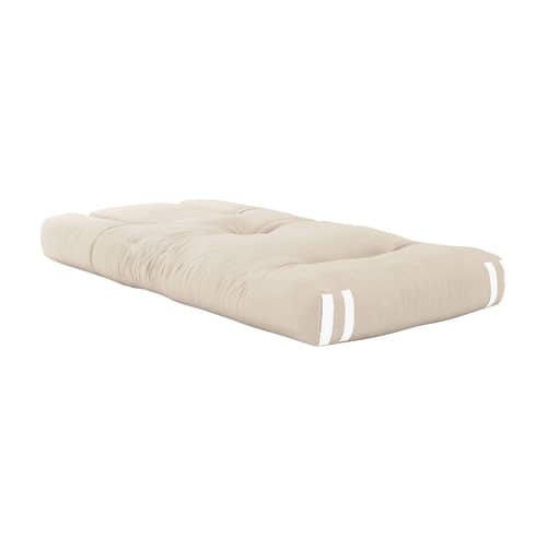 Beistellbett Mini Hippo textil beige / Beistellbett - KARUP DESIGN - Beige 747 - Baumwolle, Mischfasern, Schaumstoff