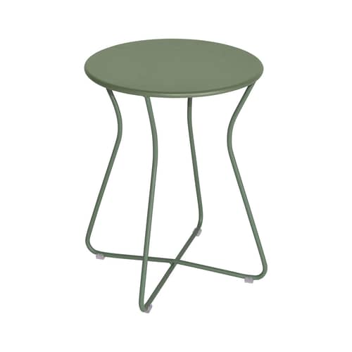 Tabouret Cocotte métal vert / Table d\'appoint - H 45 cm - Fermob - Cactus - Acier
