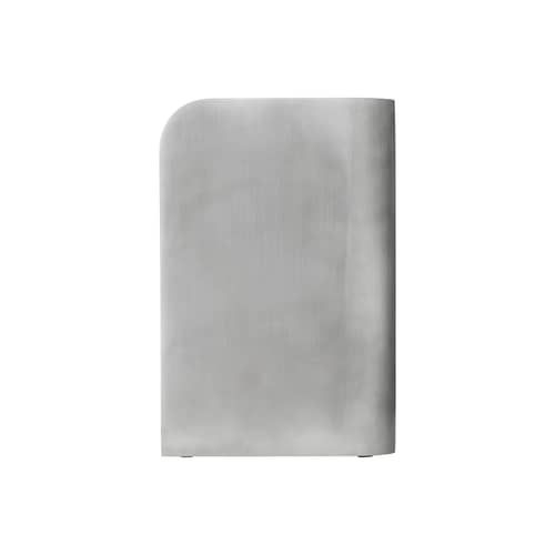 Tavolino d\'appoggio Volume Side metallo argento / 30 x 30 x H 45 cm - Alluminio - Audo Copenhagen - Alluminio - Alluminio