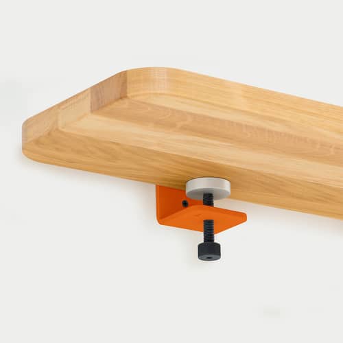 Wandhalter Bracket metall orange - TIPTOE - Orange (von Uchronia) - thermolackierter Stahl