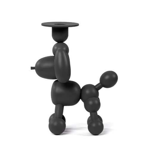 Can-dolly Candle stick metal grey / Aluminium - Fatboy - Charcoal grey - Aluminium