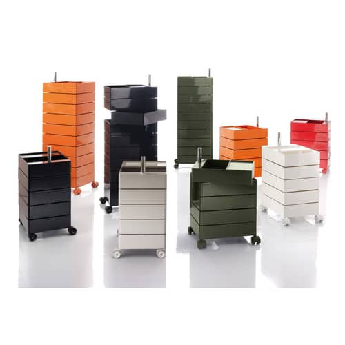 Scopri Mobile contenitore 360° -5 cassetti, Bianco brillante di Magis, Made In Design Italia