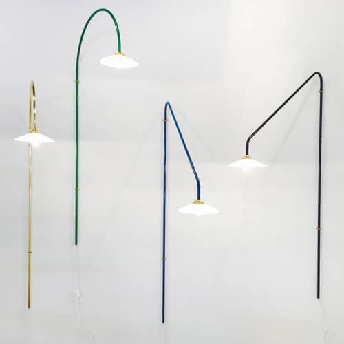 Wandleuchte mit Stromkabel Hanging Lamp n°1 metall schwarz / H 140 x B 175 cm - valerie objects - Schwarz - Glas, Stahl