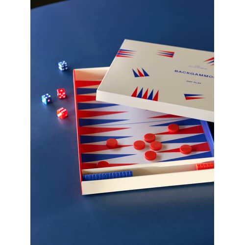 Jeu Backgammon Hay Play plastique multicolore - Hay - Backgammon - Carton, Résine