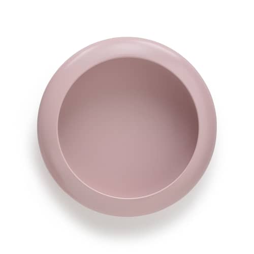 Outdoor-Wandleuchte Oloha Medium metall rosa / Lampe ohne Kabel - Ø 30 cm - Fatboy - Puderpink - ABS, Silikon, Thermolackiertes Aluminium