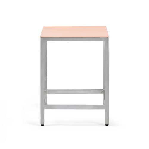 Alu Stool Stool metal pink / Small - H 45 cm - valerie objects - Pink - Aluminium