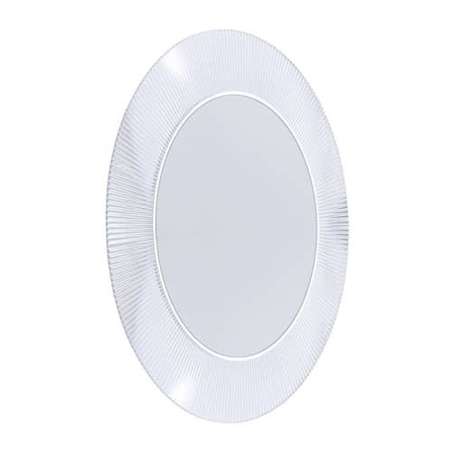 Spiegel leuchtend All Saints plastikmaterial transparent LED / Ø 78 cm - Kartell - Transparent (farblos) - PMMA, Spiegel-Finish