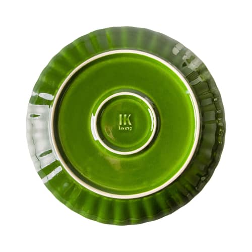 Set de 2 assiettes The emeralds céramique / Ø 27 cm - HK LIVING - Vert - Grès