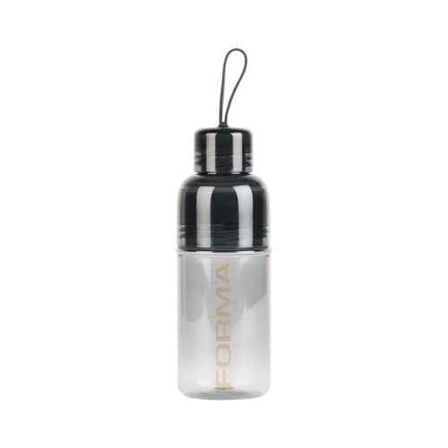 Workout - Kinto X Forma Flask plastic material transparent / 480 ml - BPA-free / Limited Edition - FORMA - Transparent / Black - BPA-free plastic