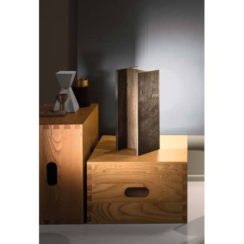 Mais plus que cela je ne peux pas LED Lamp brown metal H 35 cm - LED - Nemo - Raw metal - Iron