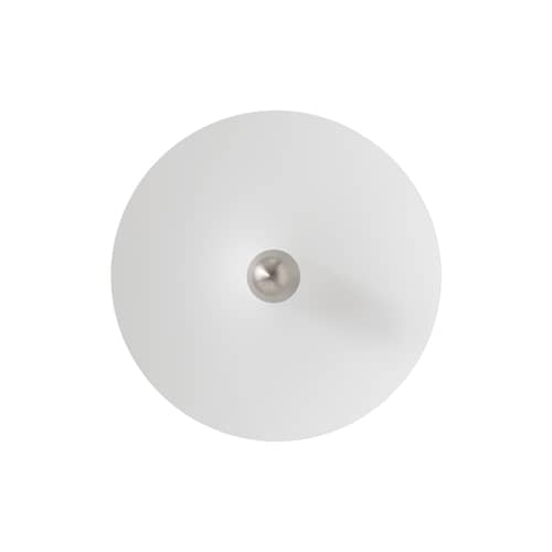 Lampada da parete Kantarell LED metallo bianco / Plafoniera - Ø 55 cm - NEW WORKS - Bianco / Nero - Acciaio, Alluminio