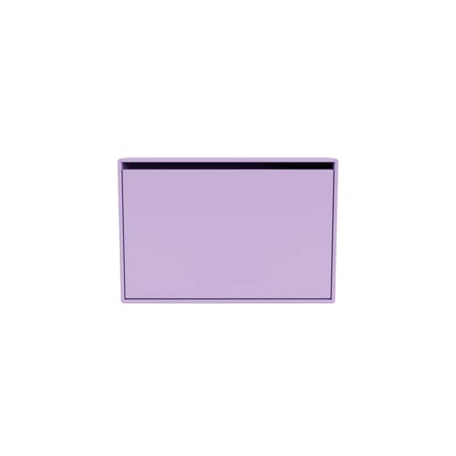 Meuble à chaussures Hide bois violet / L 69,6 x H 46,8 x Prof. 20 cm - MONTANA - Iris 164 - MDF laqué