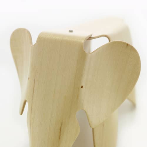 Miniature Plywood Elephant natural bois naturel / Eames (1945) - Vitra - Plywood Elephant natural - Contreplaqué d\'érable
