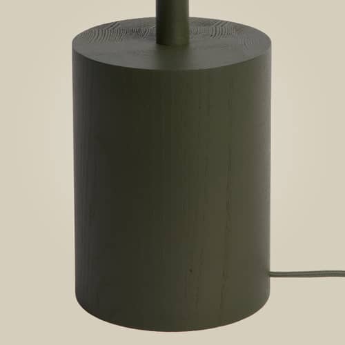 Okinawa LED Floor lamp wood green / 2 adjustable diffusers - GOOD&MOJO - Green - Ashwood