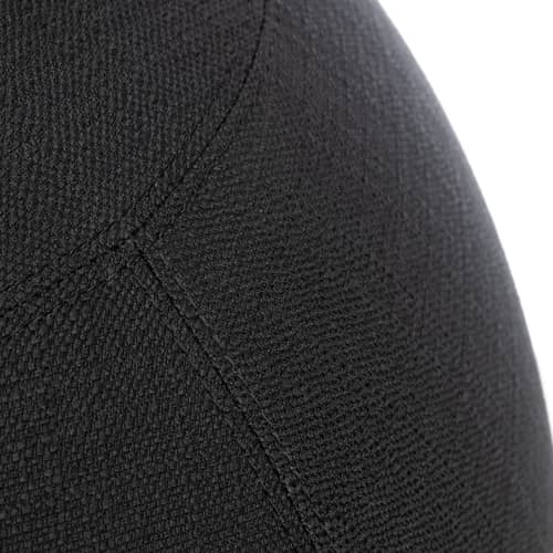 Pouf Original / Siège ergonomique - Ø 55 cm / Tissu chiné - BLOON PARIS - Noir intense - PVC, Tissu polyester