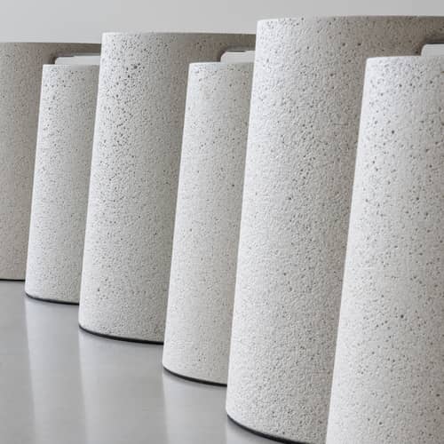 Table d\'appoint Ancora béton gris / Ø 35,5 x H 47 cm - Magis - / Ø 35 x H 47 cm - Béton