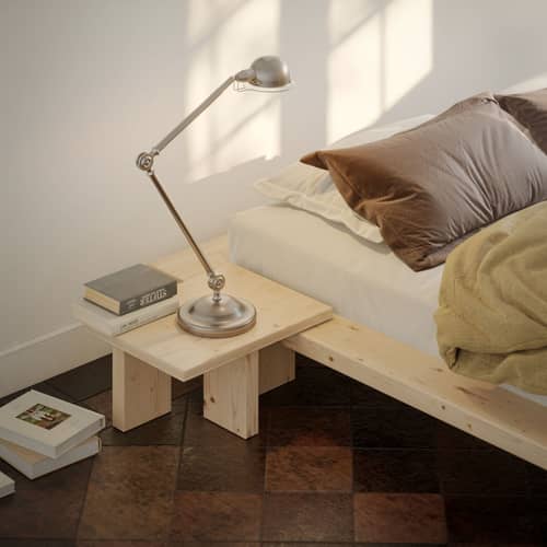 Accessoire / Table de chevet pour lit Japan - KARUP DESIGN - Pin clair - Pin massif certifié FSC