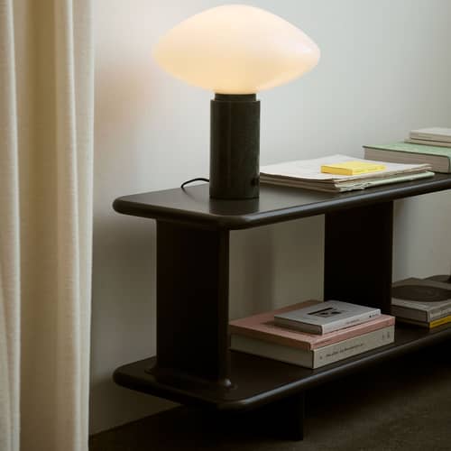 Étagère Archivo JH43 by Jaime Hayon bois gris / Console basse - L 140 x H 54 cm - &tradition - Gris foncé - MDF laqué