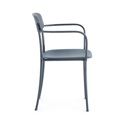Armlehnstuhl Savoia plastikmaterial blau - Kartell - Blau - bemaltes Aluminium, Technoplymer