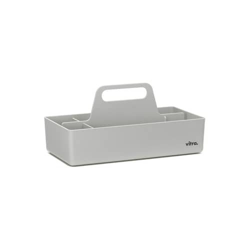 Bac de rangement Toolbox RE plastique gris / Recyclé - 32 x 16 cm / Arik Levy, 2010 - Vitra - Gris - Polypropylène recyclé