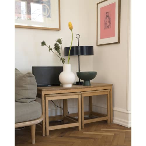 Coupe Strøm Large céramique vert / Ø 22 cm - Fait main - raawii - Vert Gables - Céramique