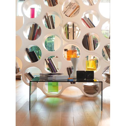 Étagère Cloud plastique blanc / Cloison - Bouroullec, 2004 - L 187,5 x P 44 x H 104 cm - Cappellini - Blanc - Polyéthylène