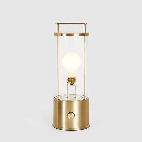 Lampe extérieur sans fil rechargeable The Muse / Laiton massif - TALA - Laiton - Laiton massif, Verre borosilicaté