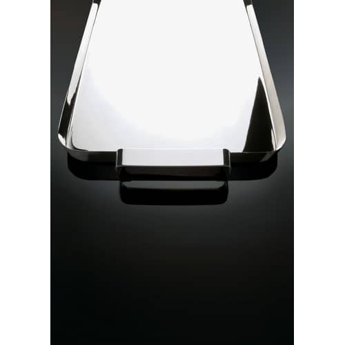 Plateau Tau métal / 54 x 32 cm - Alessi - Inox - Acier inoxydable