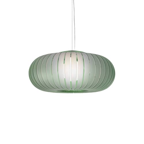 Suspension Teresa Frozen / Ø 50 cm - Recyclé - Kartell - Vert (translucide) - PMMA recyclé