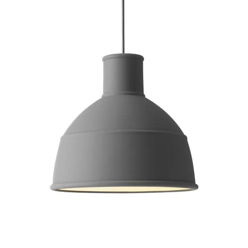 Suspension Unfold gris / Silicone - Ø 32,5 x H 29,5 cm - Muuto - Gris - Silicone