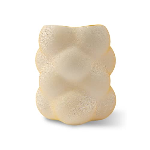 Vase Grape Small céramique orange / Ø 24,5 x H 30 cm - POLSPOTTEN - Orange - Céramique émaillée