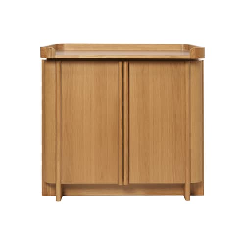 Accessoire / Table à langer pour commode Tilu - Ferm Living - Table à langer / Chêne - Chêne massif, Placage de chêne