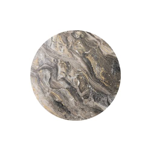  Accessory marble grey / Tray for Androgyne Coffee table Ø 63 cm - Audo Copenhagen - Tray / Marble Galaxy - Galaxy marble