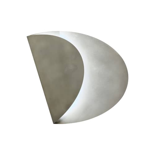 Applique Plier Ovale métal blanc / LED - 99.5 x H 92 cm - Mogg - Nacre - Métal