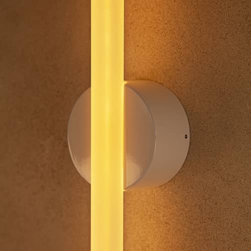 Applique salle de bains Kilter Short LED / L 50 cm - Orientable - TALA - L 50 cm / Blanc - Aluminium, Verre dépoli