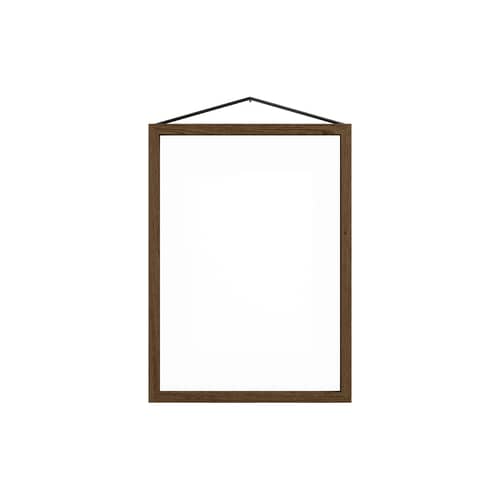 Cadre A4 bois marron / 23 x 31,7 cm - MOEBE - Chêne fumé - Chêne fumé, Élastique, Verre acrylique