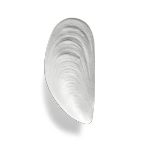 Plat de service Marcel Large / 46 x 21,5 cm - Serax - Blanc - Porcelaine émaillée
